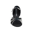 C6016 Black Sparkle & Black Patent with 1.6" medium heel in the photo 