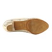 CD5013DB Gold Leather with 2" Medium Heel in the photo 