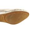 CD5013DB Gold Leather with 2" Medium Heel in the photo 