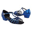 1612FT Dark Blue Scale with 1" Flat Heel in the photo 