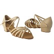 1670FT Tan Leather with 1" Flat Heel in the photo 