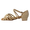 1670FT Tan Leather with 1" Flat Heel in the photo 