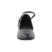 1682FT Black Leather with 1" Flat Heel in the photo 