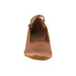 1682FT Tan Satin  with 1" Flat Heel in the photo 