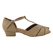 6006FT Tan Leather with 1" Flat Heel in the photo 