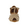 6006FT Tan Leather with 1" Flat Heel in the photo 