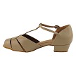 6006FT Tan Leather with 1" Flat Heel in the photo 