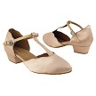 6819FT Flesh Satin with 1" Flat Heel in the photo 