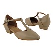 6819FT Tan Leather  with 1" Flat Heel in the photo 