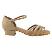 802FT Tan Leather with 1" Flat Heel in the photo 