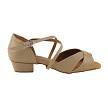 803FT Tan Leather with 1" Flat Heel in the photo 