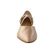 9691FT Flesh Satin with 1" Flat Heel in the photo 