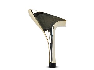 Classic Series (382) 3 inch Slim Gold Plated Heel 