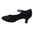 S9137 Black Satin with 2" Slim Heel in the photo 