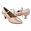S9138 Flesh Satin with 2" Slim Heel in the photo 