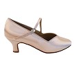 S9138 Flesh Satin with 2" Slim Heel in the photo 