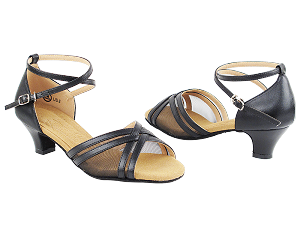 S9204 Black Leather with 1.2" Cuban Heel in the photo 