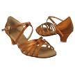 S9216 Copper Tan Satin with 1.2" Cuban Heel in the photo 