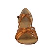 S9216 Copper Tan Satin with 1.2" Cuban Heel in the photo 