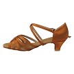S9216 Copper Tan Satin with 1.2" Cuban Heel in the photo 