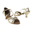 S92307 Gold Flower_Gold 2_inch  with 2" Cuban Heel in the photo 