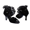 SERA7013 Black Velvet with 3" heel in the photo 