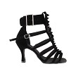 SERA7026 Black Velvet with 3" Heel in the photo 