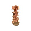 SERA7026 Tan Satin with 3" Heel in the photo 