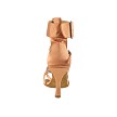 SERA7026 Tan Satin with 3" Heel in the photo 