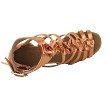 SERA7026 Tan Satin with 3" Heel in the photo 