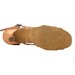 SERA7026 Tan Satin with 3" Heel in the photo 