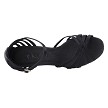 SERA7032 Black Satin with 3" Heel in the photo 
