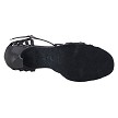 SERA7032 Black Satin with 3" Heel in the photo 