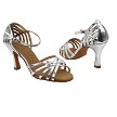 SERA7032 Silver with 3" Heel in the photo 