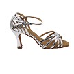 SERA7032 Silver with 3" Heel in the photo 