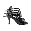 SERA7036 Black Patent with 3" Heel in the photo 