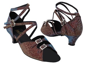 1620 95 Blue Illusion_Double-X Strap with 1.3" Cuban Heel in the photo 
