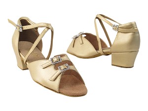 1625 59 Light Gold PU with 1.5" medium heel in the photo 