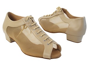 1643FT 231 Tan PU_Flesh Mesh 