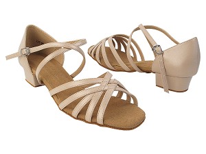 1670FT Light Tan Light Leather with 1" Women Heel in the photo 