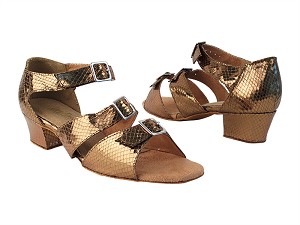 1679 223 Snake Copper with 1.5" Medium Heel in the photo 