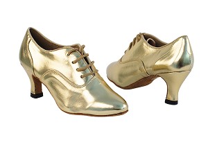 1688 62 Gold PU with 2.5" Heel in the photo 