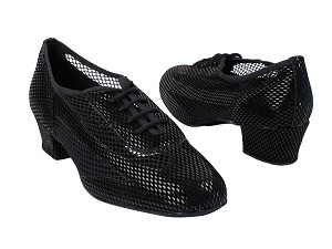 2009 295 Black Velvet_176 Black Mesh with 1.5" Medium Heel in the photo 