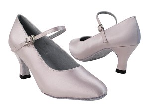 3008_1682 233 Light Pink Satin with 2899_2.5 inch Low Heel in the photo 