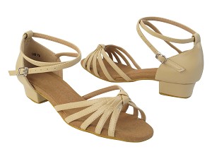 6005FT Tan Leather with 1" Women Heel in the photo 