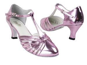 6829 150 Purple PU with 2.5" Low Heel in the photo 