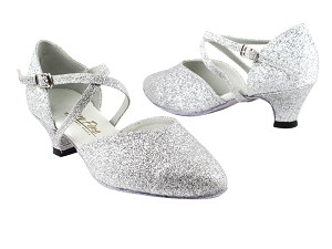 9691 126 Silver Stardust with 1.3" Heel in the photo 