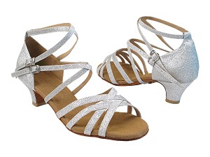 S9206 10 Silver Stardust with 1.3" Cuban Heel in the photo 