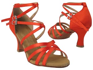 S9206_C5008 118 Red Satin with PG_11046_2.5 inch Heel in the photo 