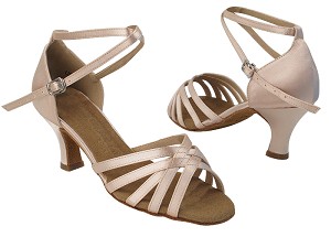 SERA2613 140 Flesh Satin with 2.5" Low Heel (2040) in the photo 